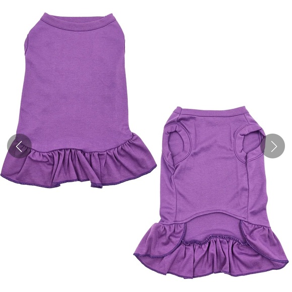 💜HOST PICK💜 NWT The Perfect Purple Puppy Dog Cat Dress - Picture 2 of 3